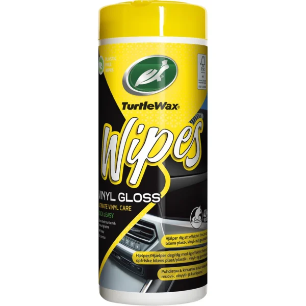 2353 Turtle Wax Wipes Vinyl Gloss