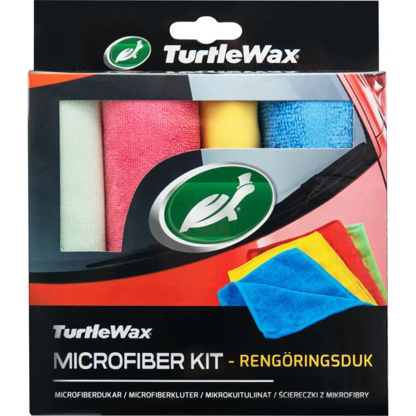 3249 Turtle Wax Microfiber Kit 4-Pack
