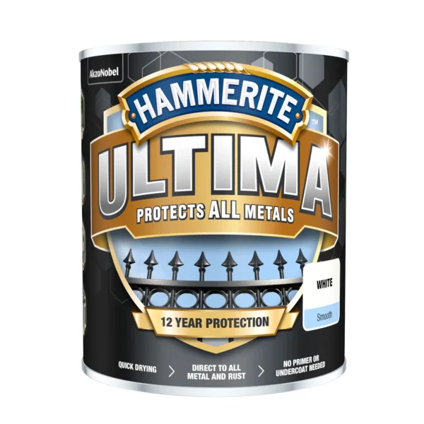 hammerite-ultima-smooth-hvit-750ml