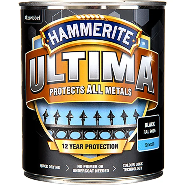 hammerite-ultima-smooth-svart-750ml